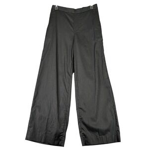 Banana Republic Hayden Wide-Leg Pant Womens S Linen Blend High Rise Trousers